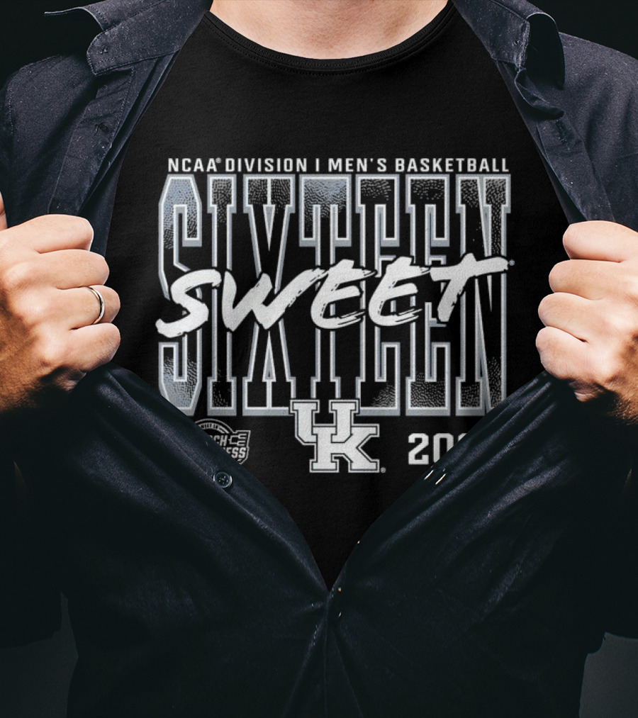 NCAA Division I Men's Basketball Sweet Sixteen Kentucky 2025 March Madness T-Shirt