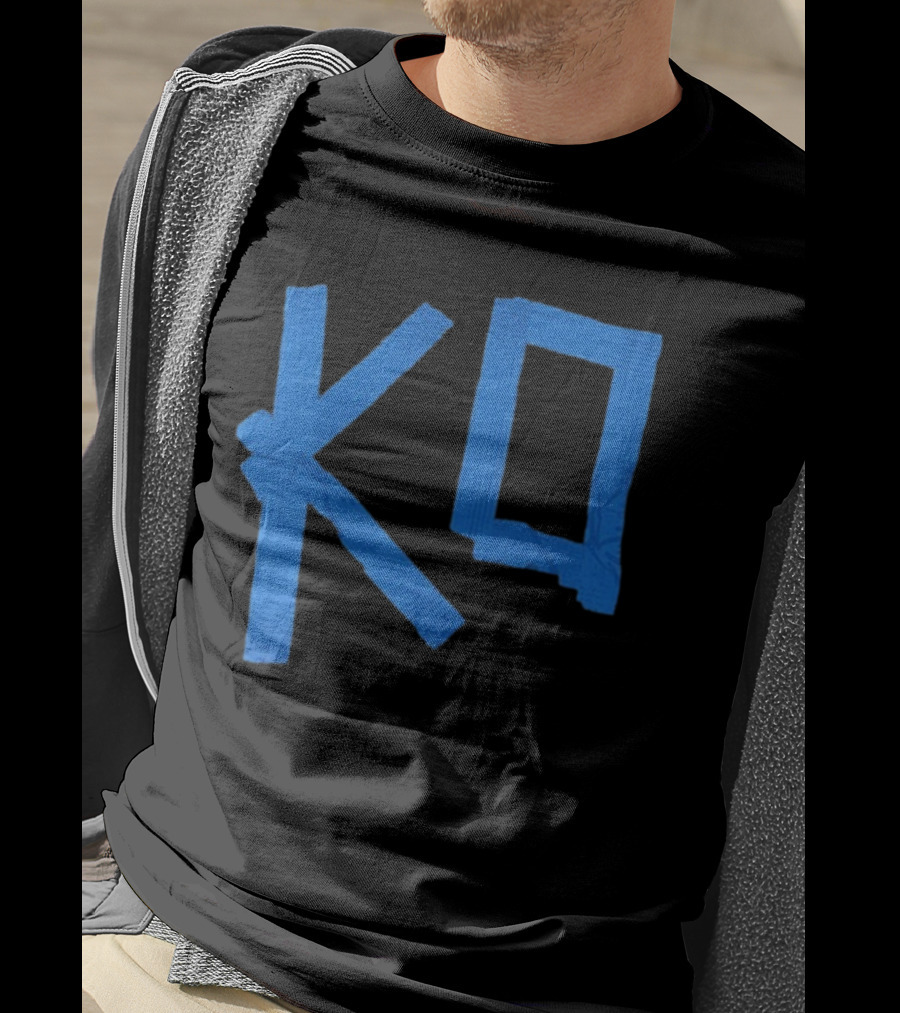 KO Martial Arts Blue Belt Letters T-Shirt