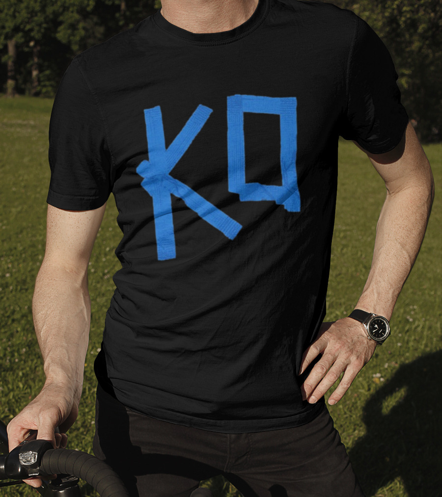 KO Martial Arts Blue Belt Letters T-Shirt