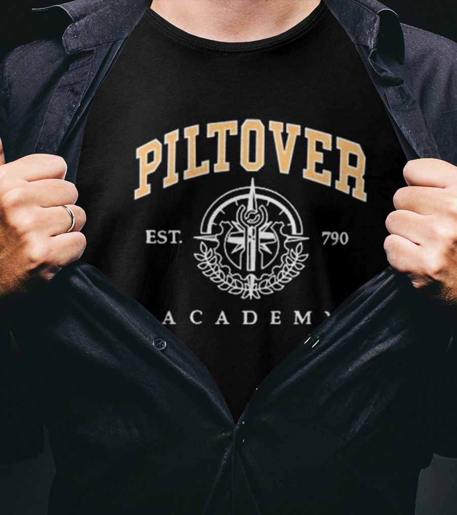 Piltover Academy University Est 790 Emblem T-Shirt