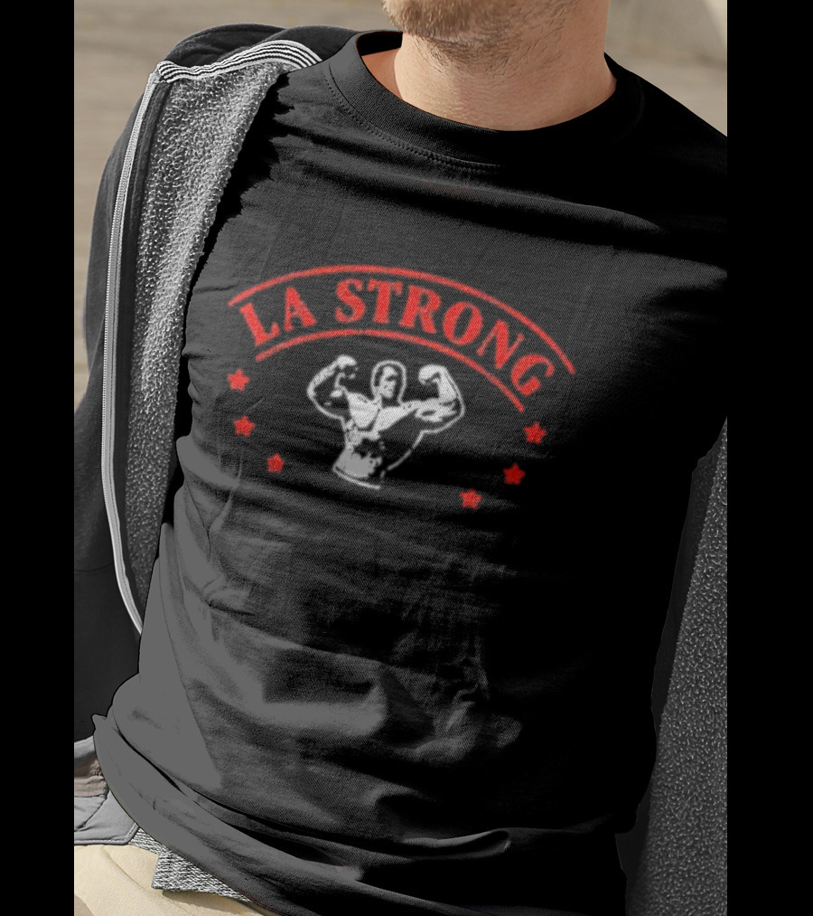 LA Strong 2025 Bodybuilder And Stars T-Shirt
