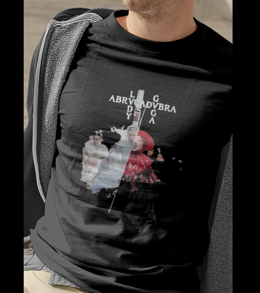 Lady Gaga Abracadabra Collage Fashion Art Style T-Shirt