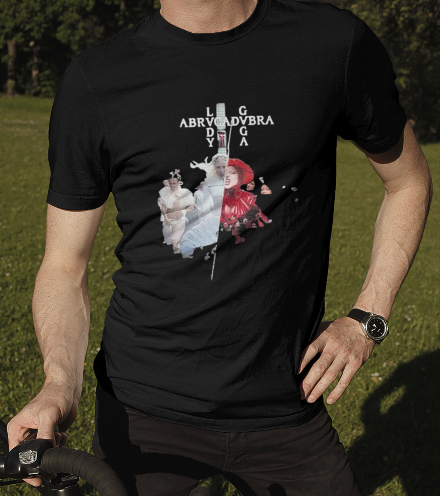 Lady Gaga Abracadabra Collage Fashion Art Style T-Shirt