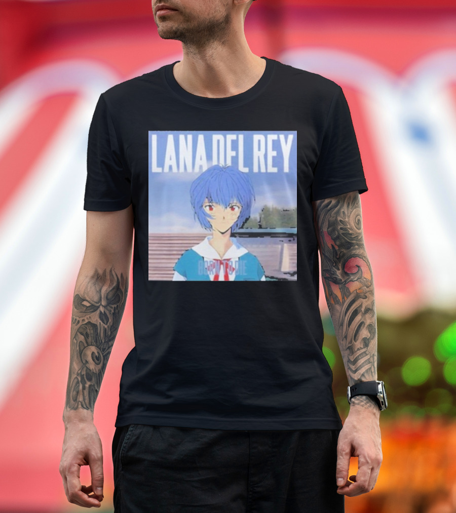 Lana Del Rey Born To Die Rei Ayanami Crossover T-Shirt