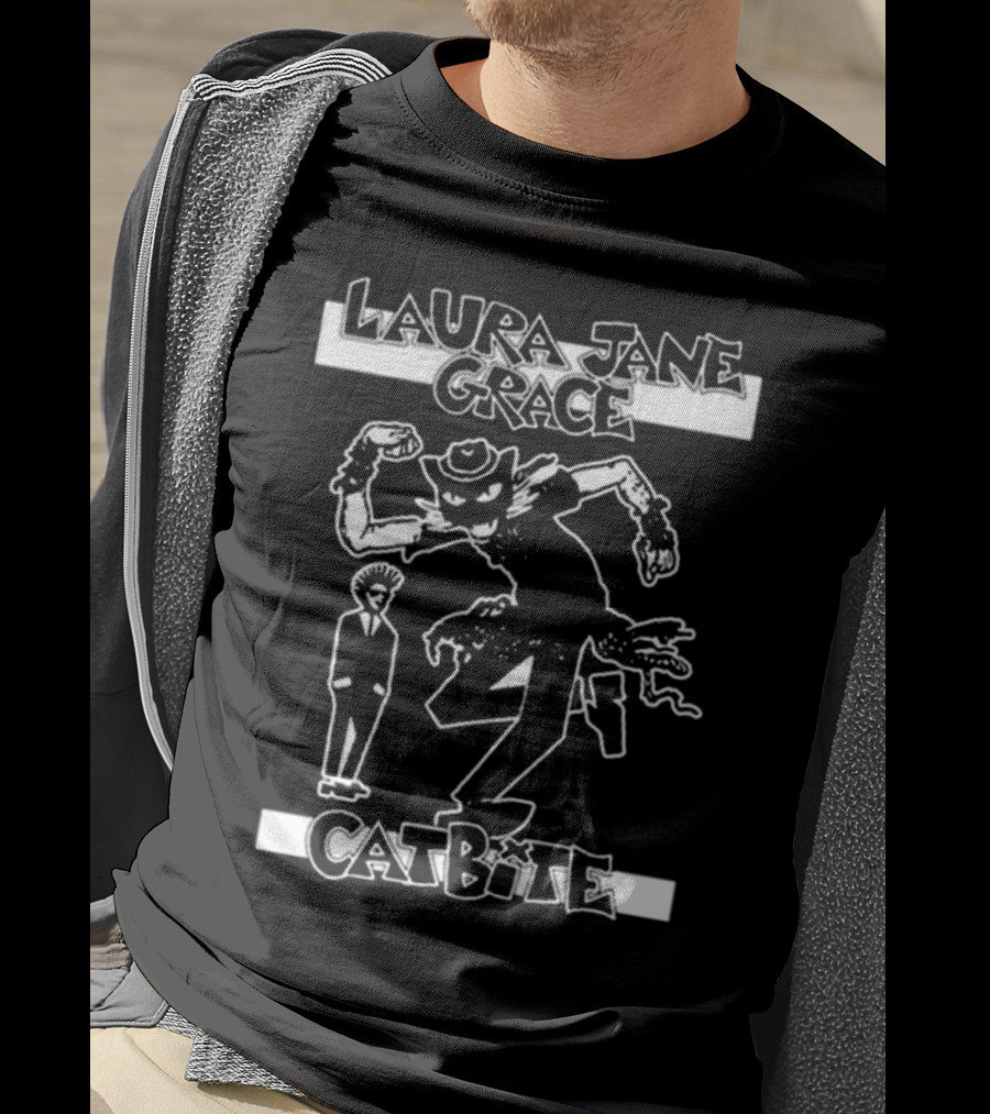 Laura Jane Grace Catbite Ska Punk Collaboration T-Shirt