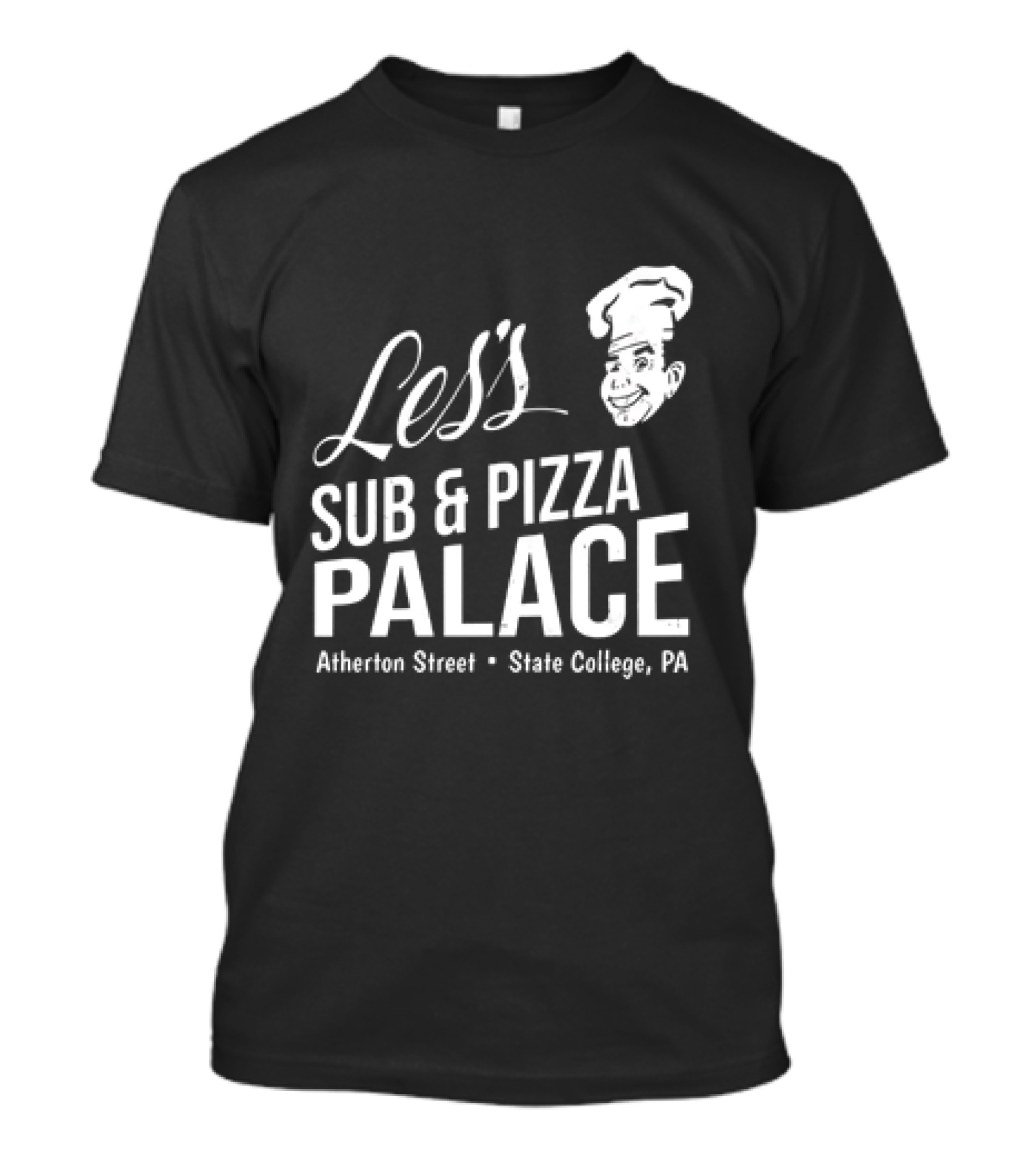 Les's Sub & Pizza Palace Atherton Street State College PA T-Shirt