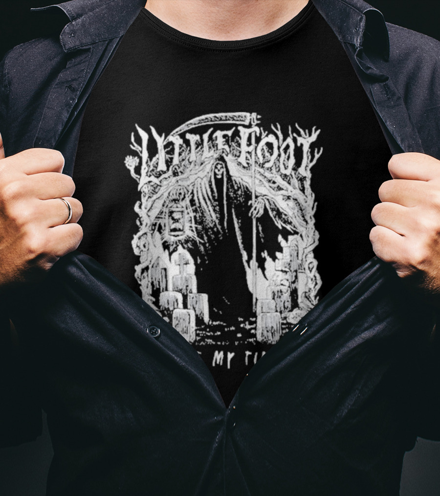 Little Foot Not My Time Diablo Macabre Forest Candle Scene T-Shirt