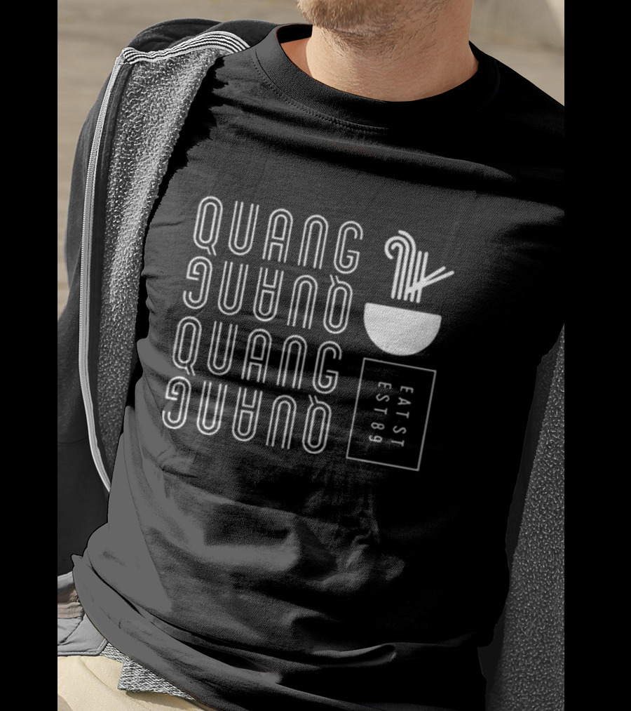 Quang Eat St Est 89 Noodle Bowl Pattern T-Shirt