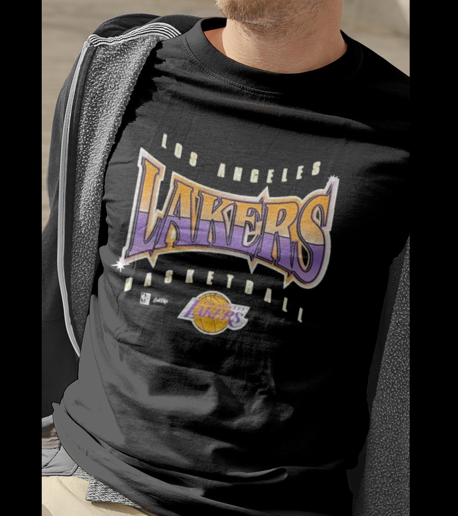 Los Angeles Lakers Basketball Vintage Style Typography T-Shirt