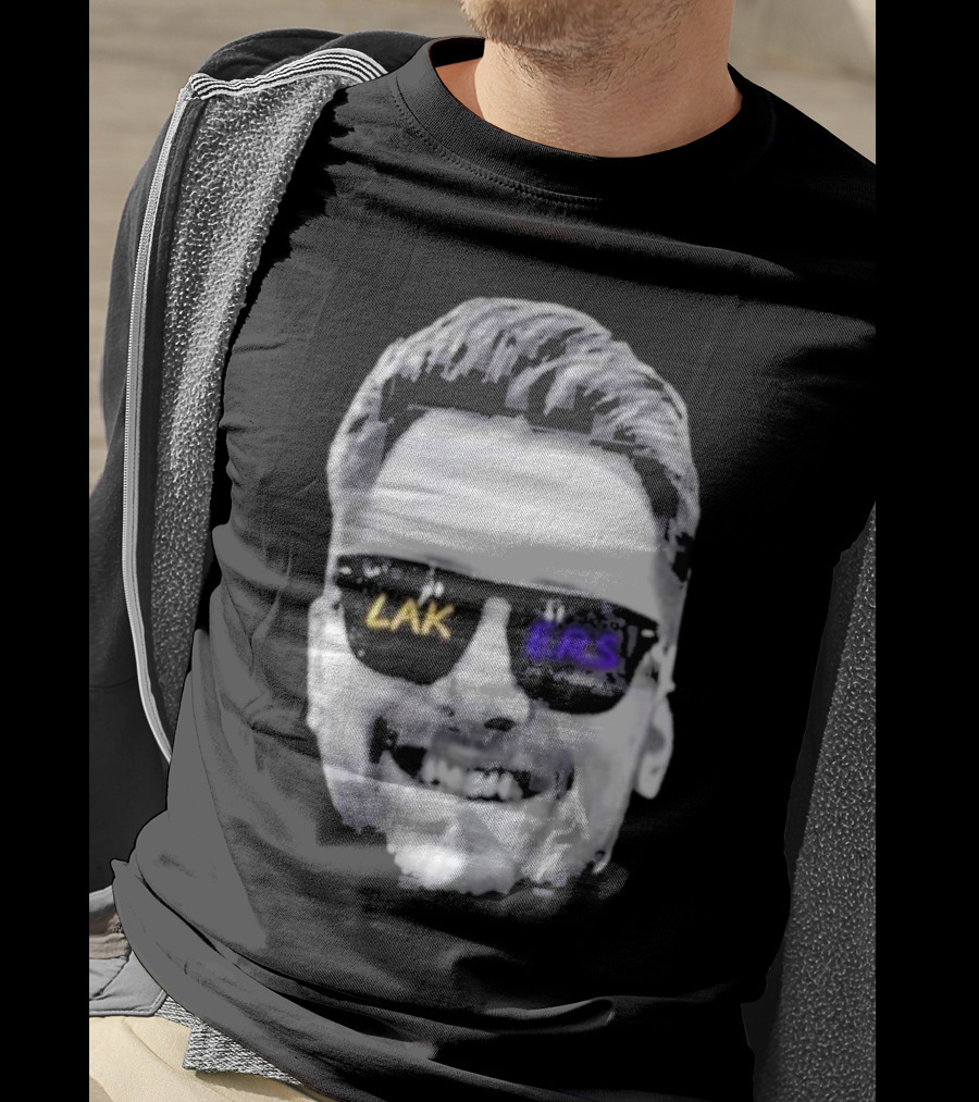 Luka Doncic Los Angeles Lakers Basketball Face Sunglasses T-Shirt