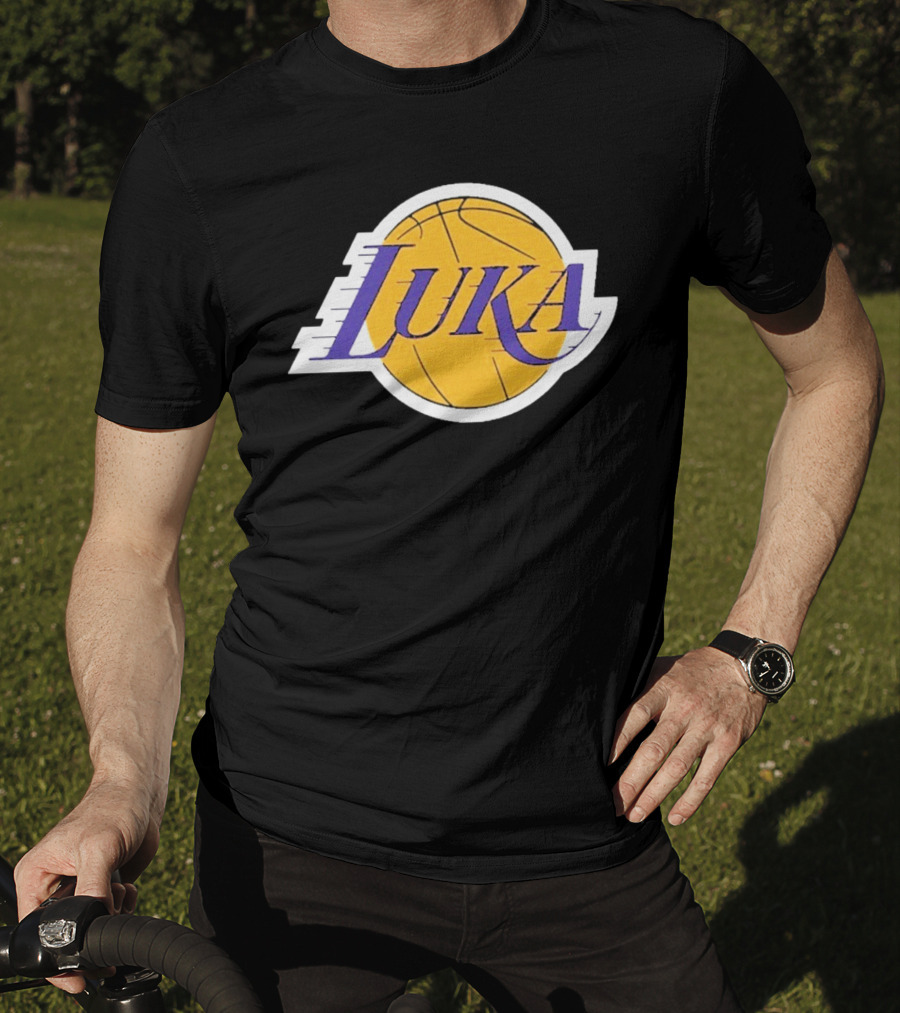 Luka Los Angeles Showtime Basketball-Inspired T-Shirt