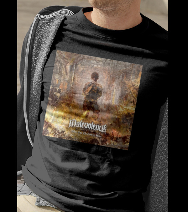 Malevolence Where Only The Truth Is Spoken Release On June 20th 2025 Fiery Chaos And Solitude T-Shirt