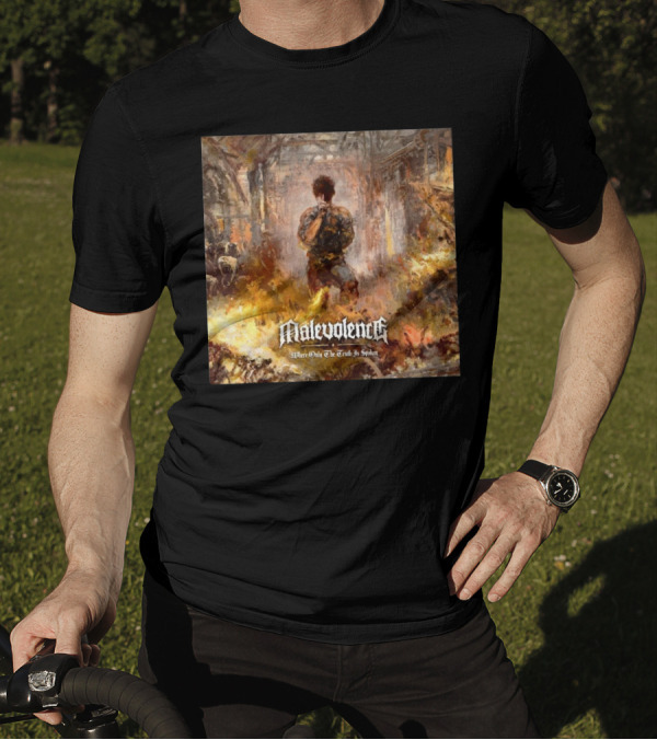 Malevolence Where Only The Truth Is Spoken Release On June 20th 2025 Fiery Chaos And Solitude T-Shirt