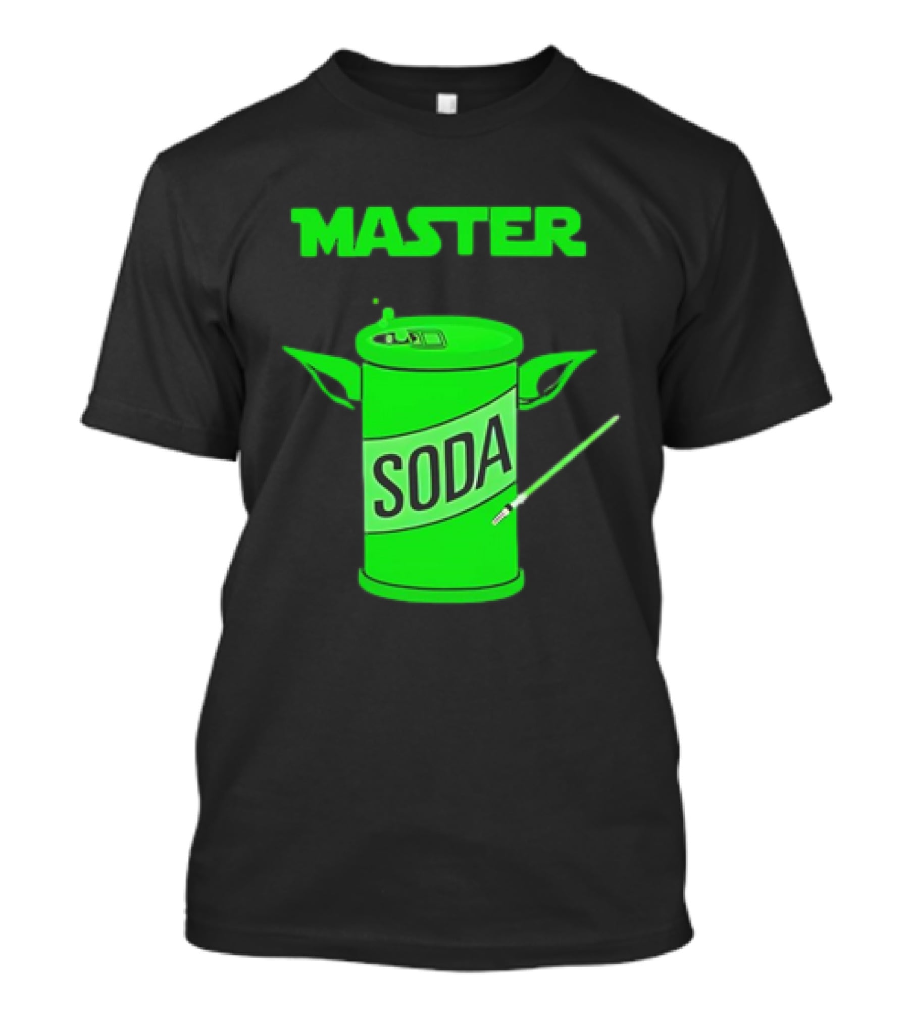 Master Soda Lightsaber Yoda Can T-Shirt