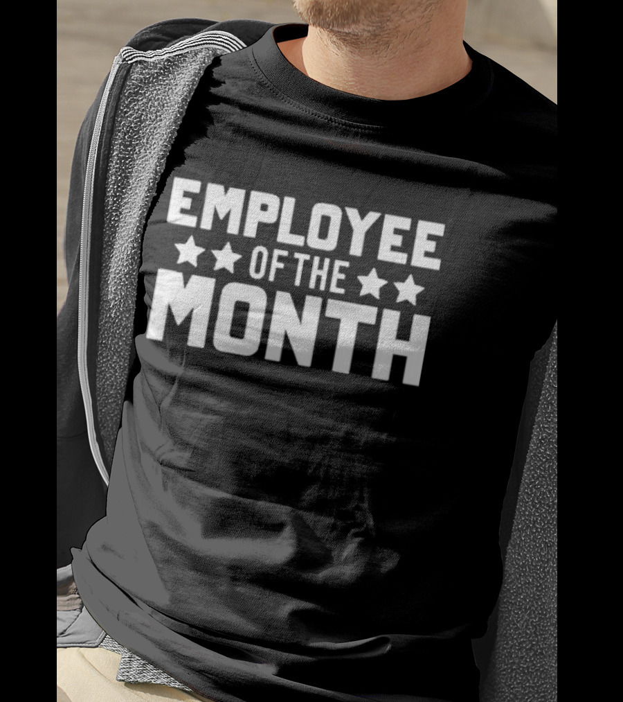Marc Lamont Hill Employee Of The Month Bold Text Stars T-Shirt
