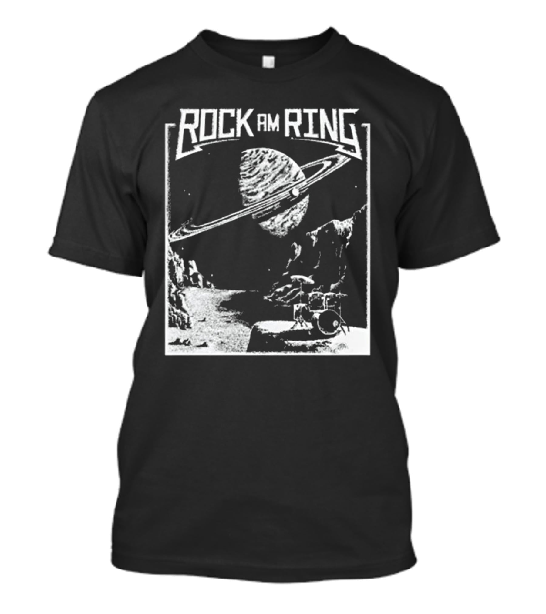 Rock Am Ring Lunar Beat Community Contest Gewinner Saturn Planet Drums T-Shirt