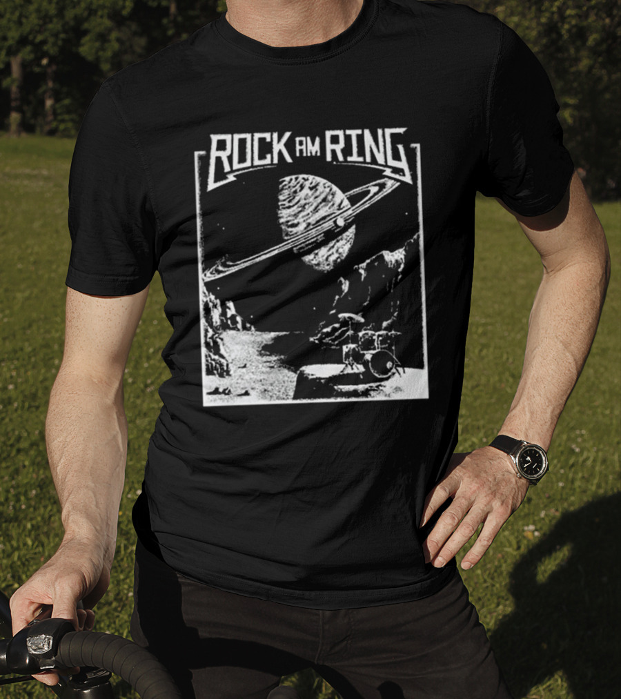 Rock Am Ring Lunar Beat Community Contest Gewinner Saturn Planet Drums T-Shirt