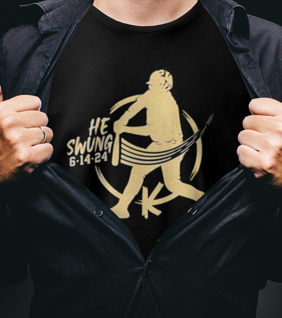 Madison Social He Swung Baseball 6 14 24 T-Shirt