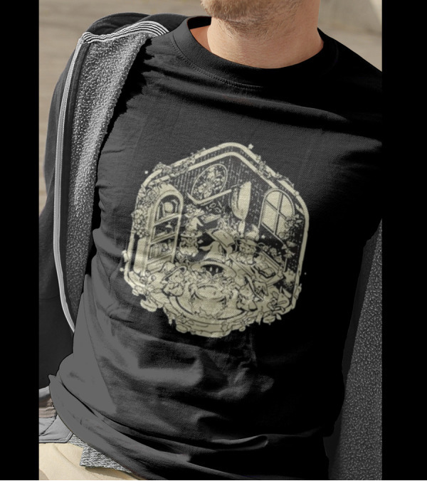 Mage’s Midnight Brew Enchanted Wizard Gathering In Mystical Study Room T-Shirt