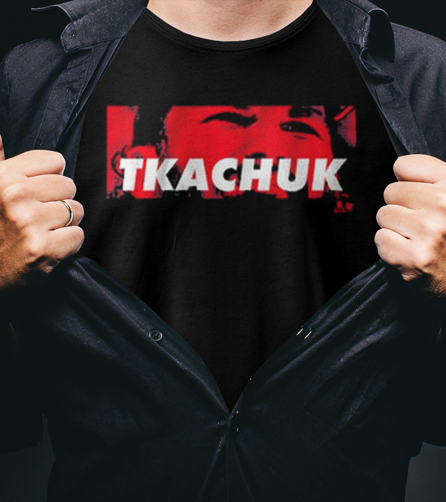 Tkachuk Eyes Red Graphic T-Shirt