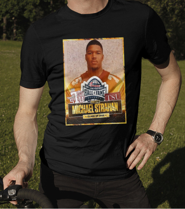 Michael Strahan Class Of 2025 College Football Hall Of Fame Inductee TSU T-Shirt