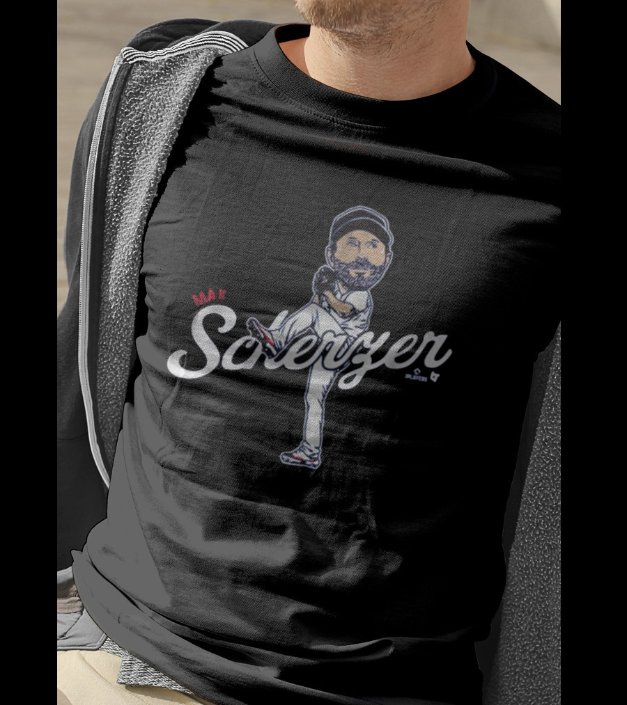 Max Scherzer Caricature Toronto Blue Jays MLB Pitcher Baseball T-Shirt
