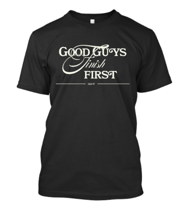 Mike Conley Good Guys Finish First GGFF Vintage Retro Inspiring Typography T-Shirt