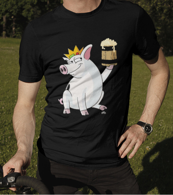 Merkimer Pig Cheers Crown Gildan Softstyle T-Shirt