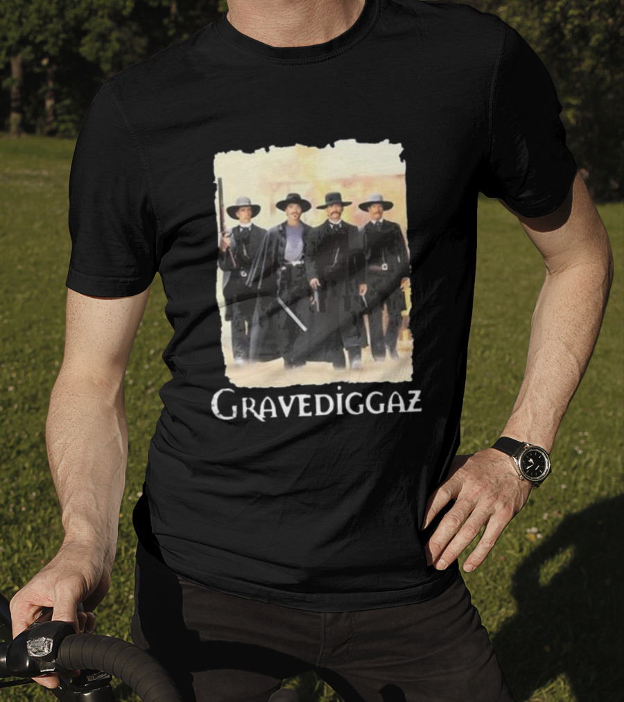 Methsyndicate Gravediggaz Tombstone Western Gunslingers T-Shirt
