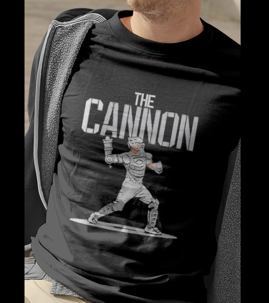 Mets Sean Manaea The Cannon Catcher Stance And Gear T-Shirt