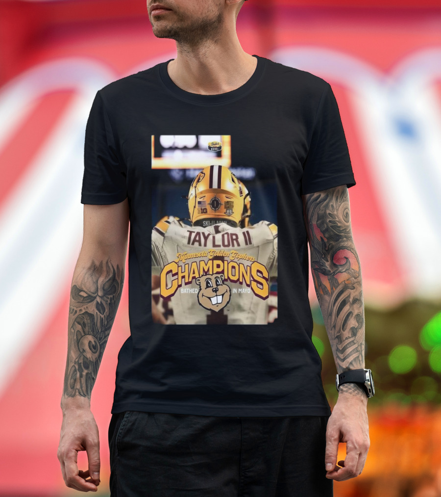Minnesota Golden Gophers Champions Bathed in Mayo T-Shirt