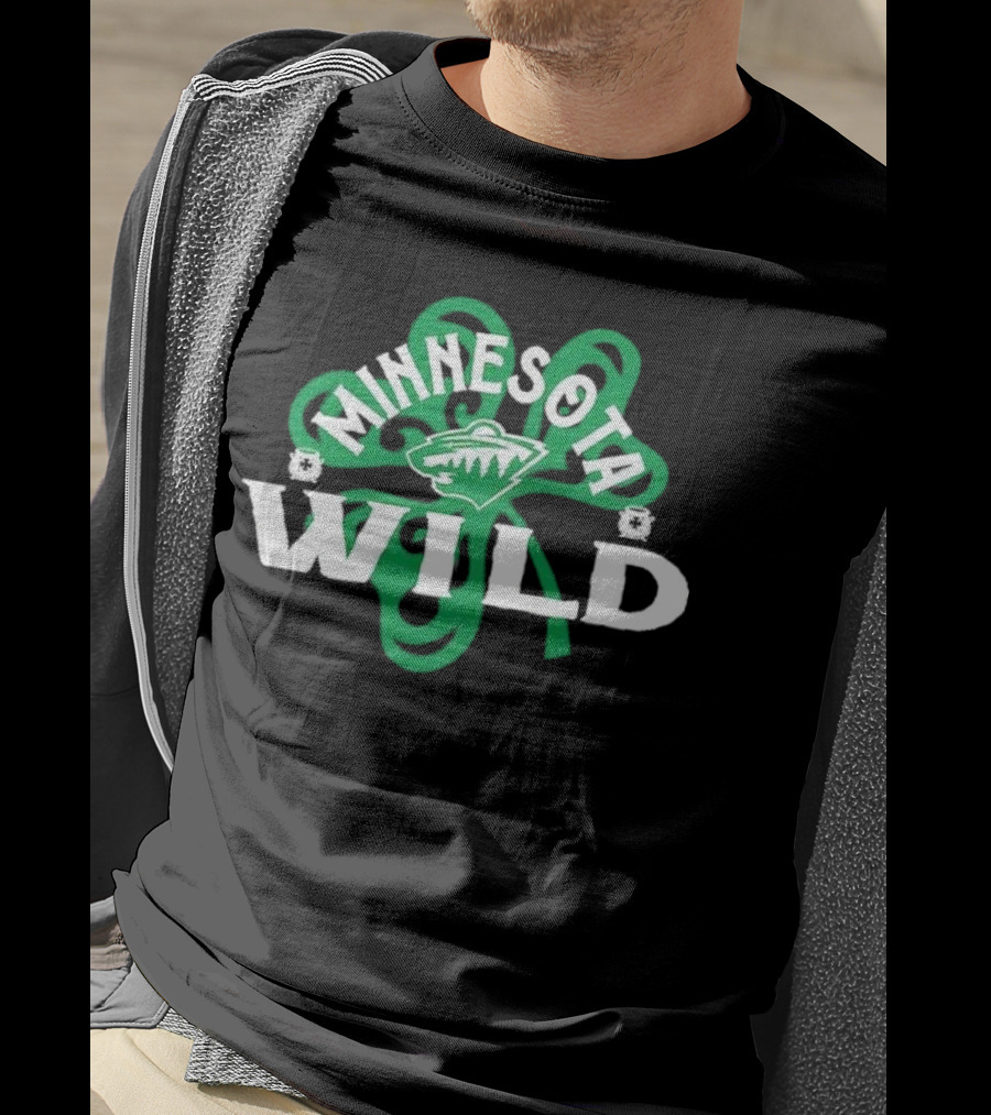 Minnesota Wild St. Patrick’s Day Shamrock 2025 T-Shirt