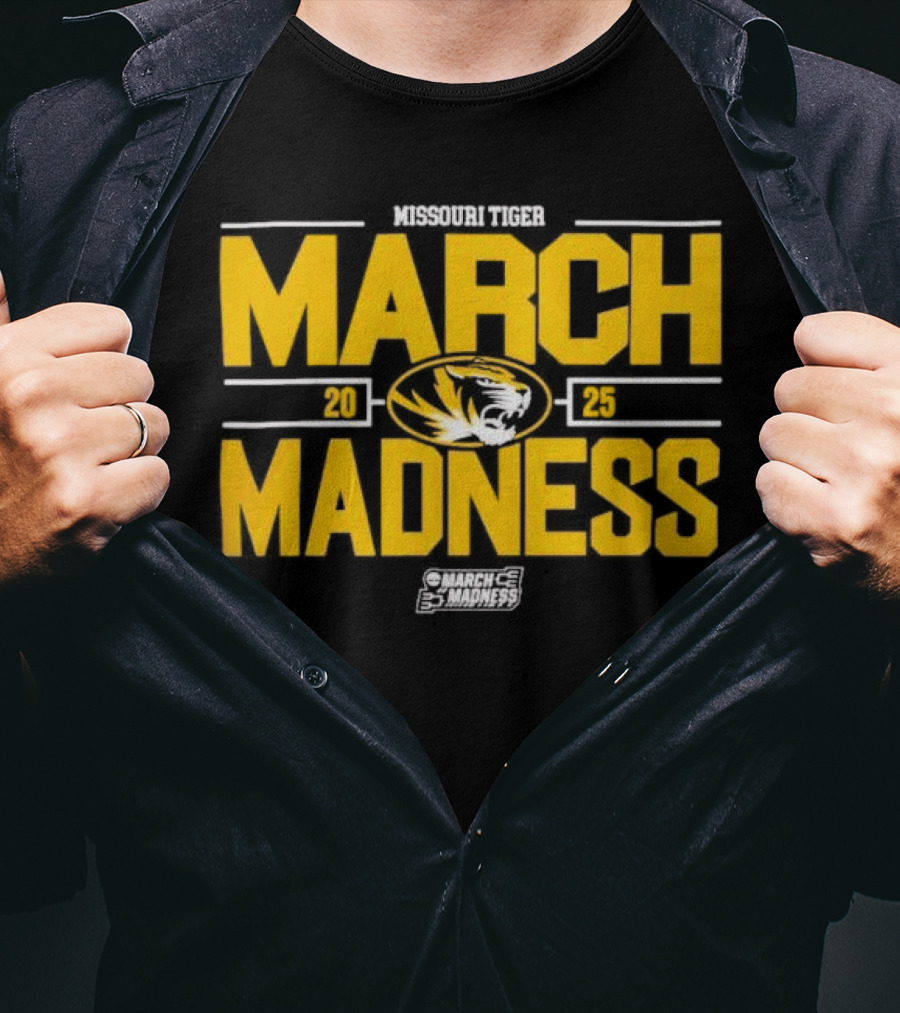 Missouri Tigers March Madness 2025 T-Shirt