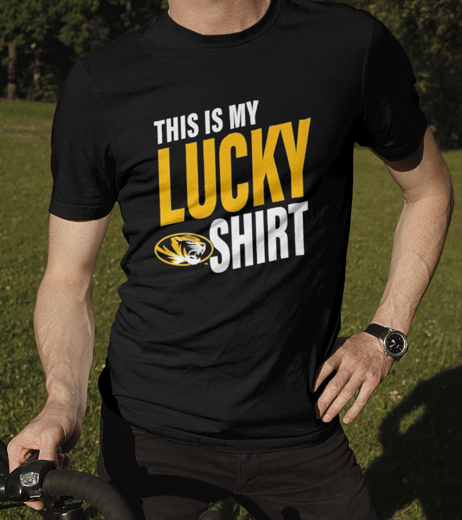 Missouri Tigers This Is My Lucky Mizzou Football T-Shirt