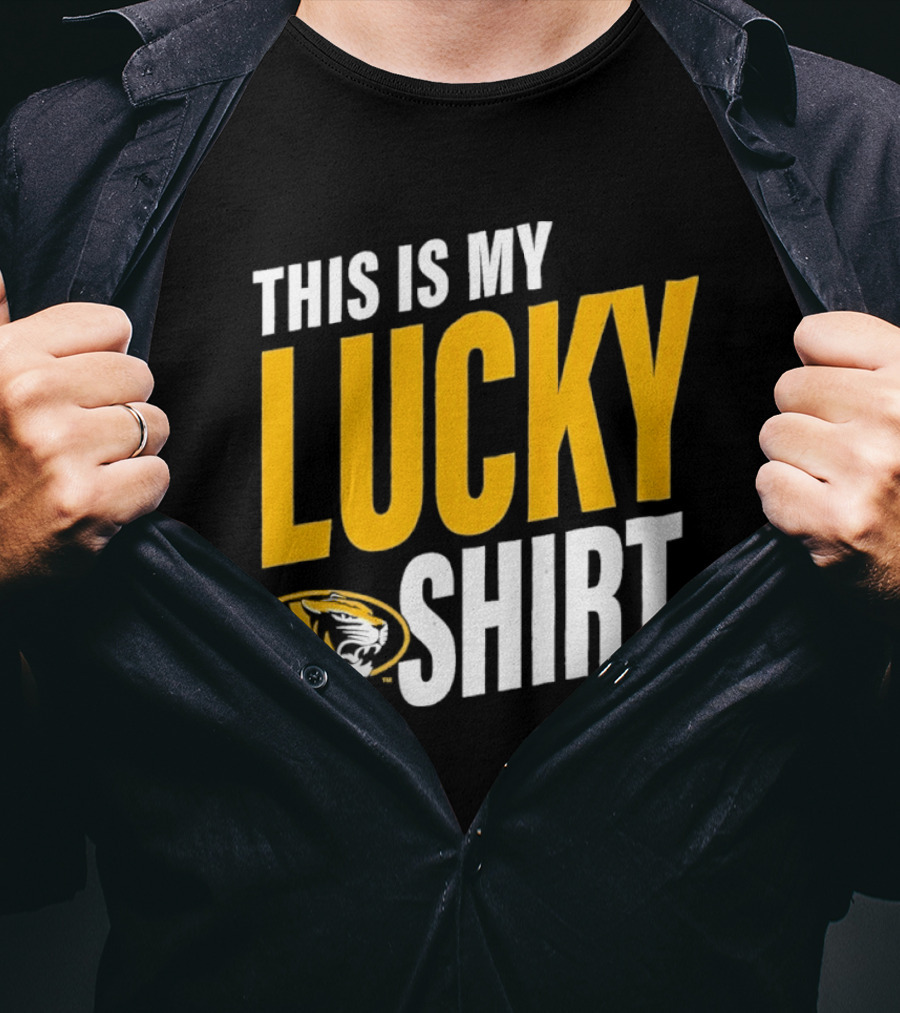 Missouri Tigers This Is My Lucky Mizzou Football T-Shirt