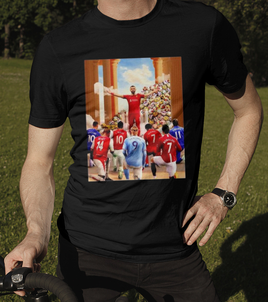 Liverpool FC Mohamed Salah Premier League Goals Tribute T-Shirt