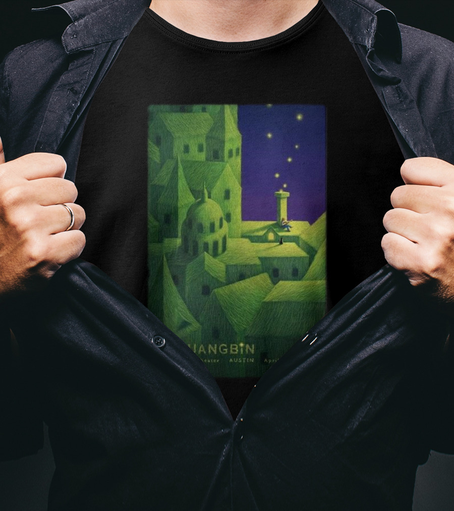 Khruangbin Moody Amphitheater Austin April 22 23 2025 Murugi Kim Artwork T-Shirt