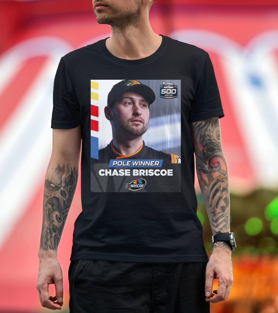 NASCAR Pole Winner Chase Briscoe Daytona 500 2025 T-Shirt