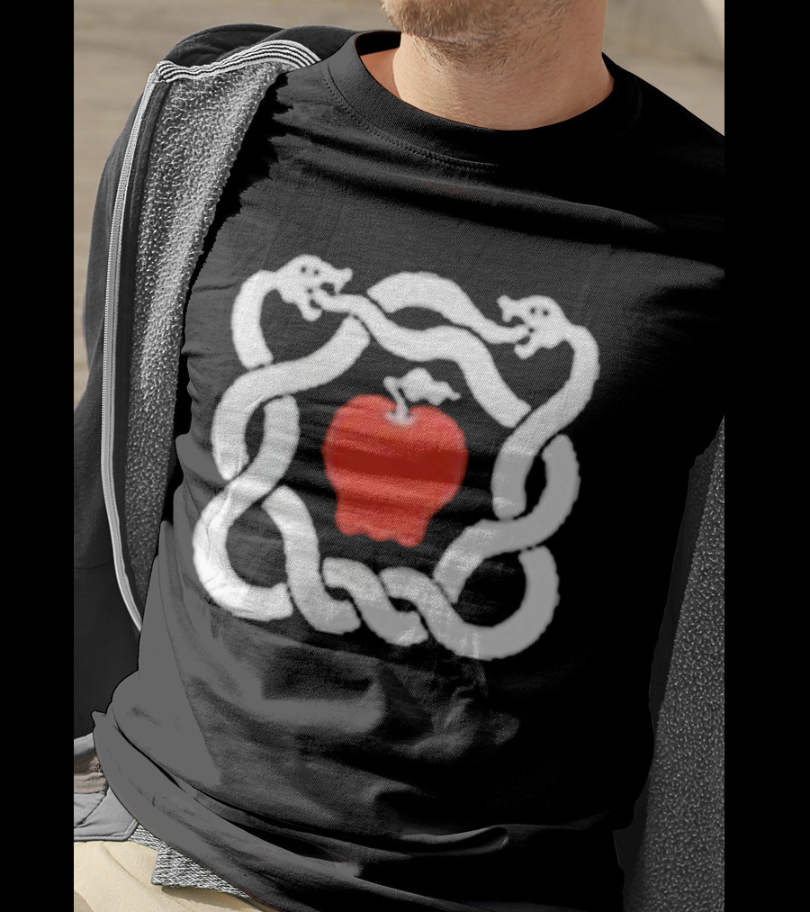 Msg Snake Dom Dolla Red Apple White Snakes T-Shirt