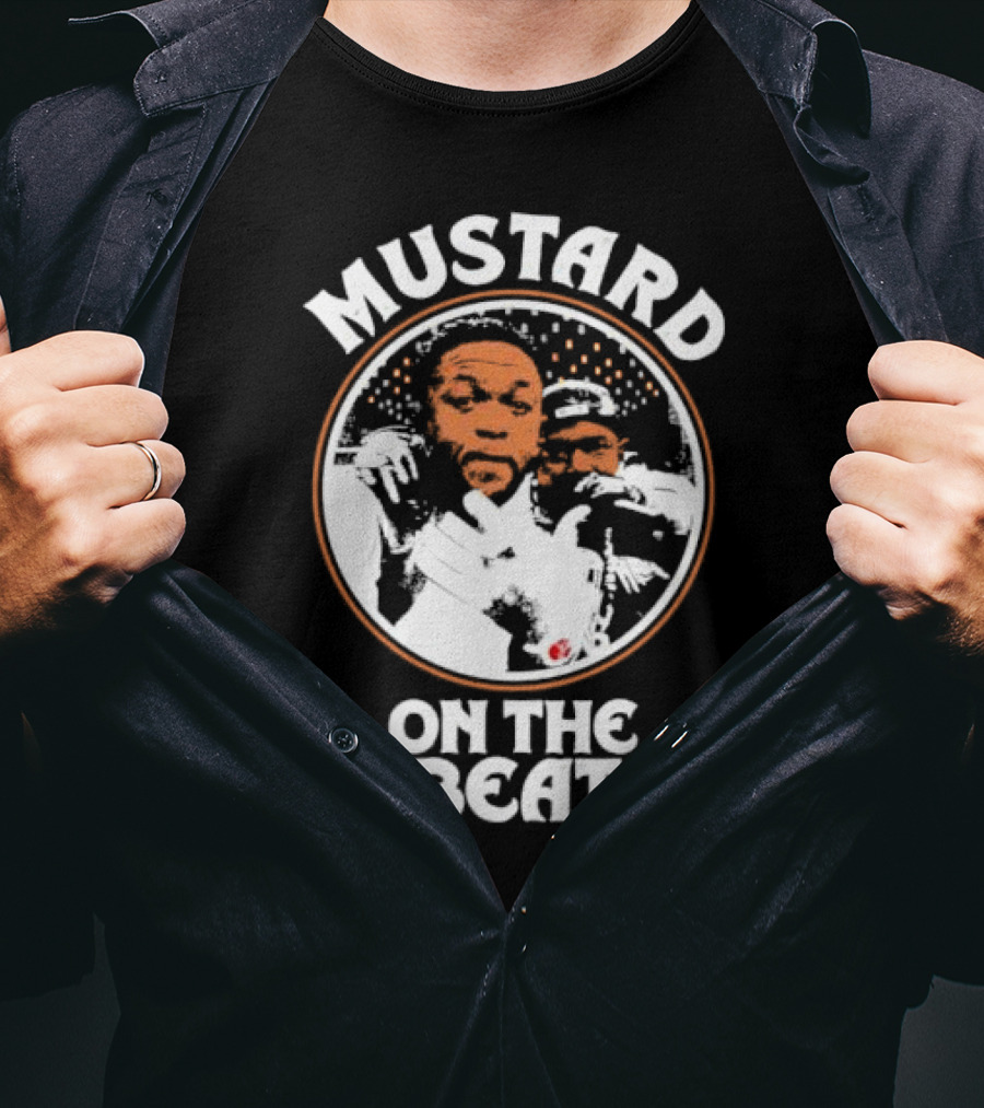 Mustard On The Beat DJ Mustard Circle Design T-Shirt