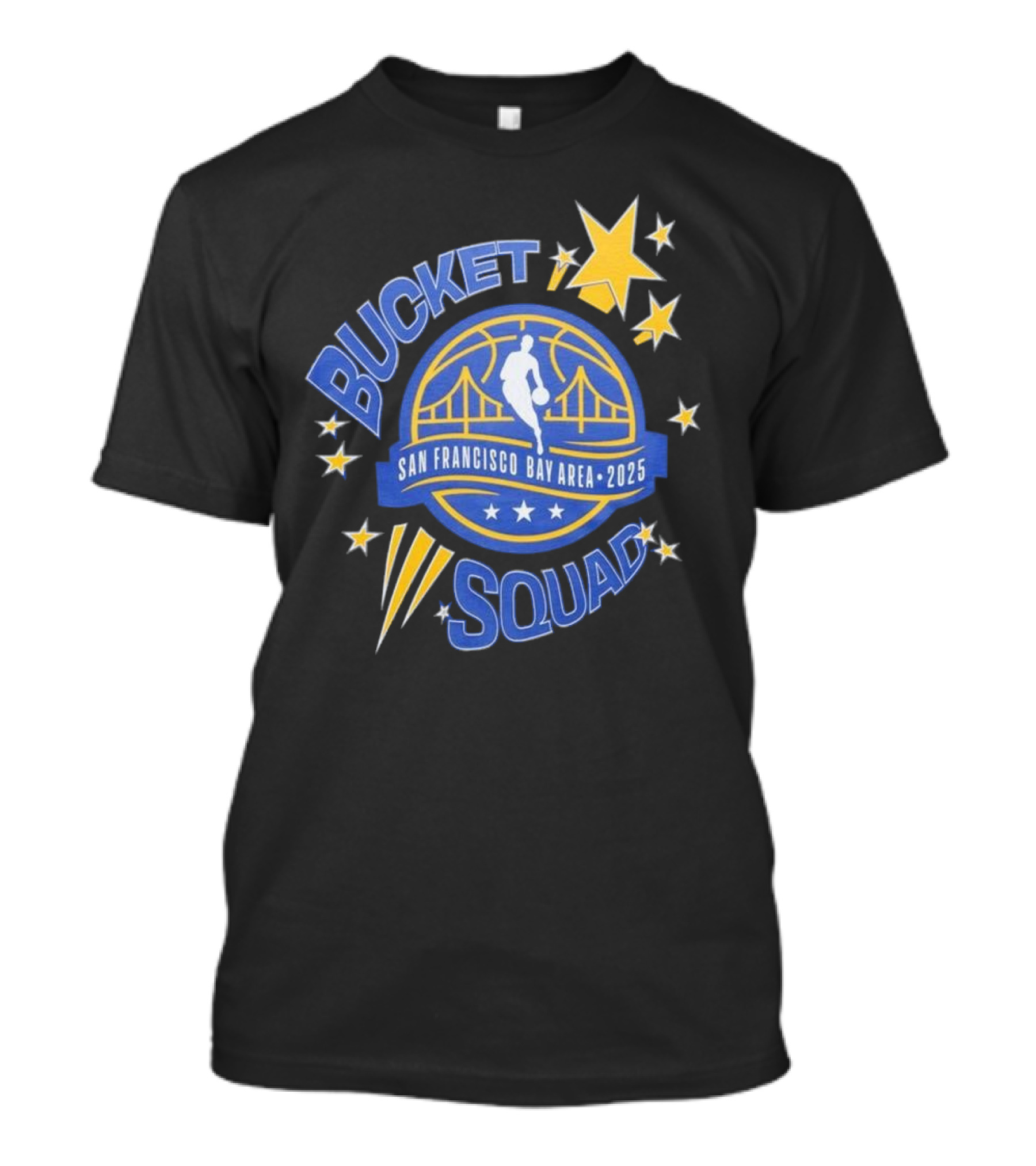 NBA All-Star 2025 Bucket Squad San Francisco Bay Area T-Shirt