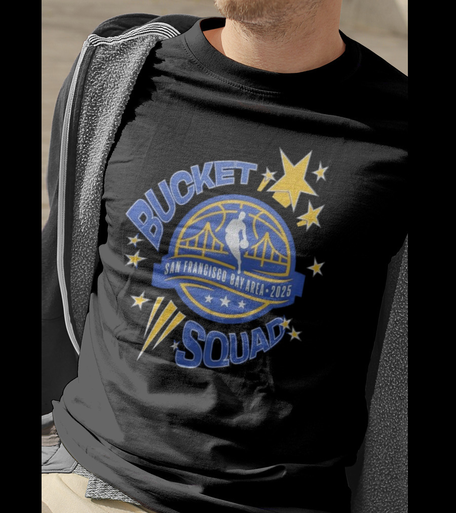 NBA All-Star 2025 Bucket Squad San Francisco Bay Area T-Shirt