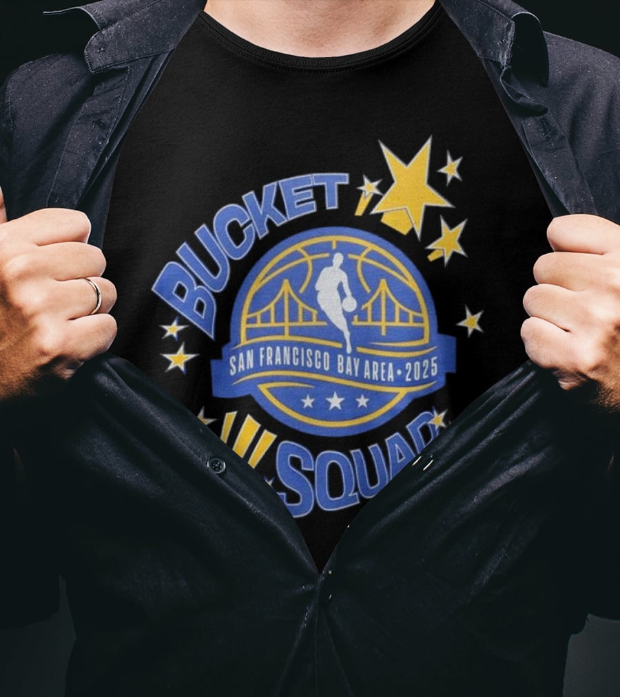 NBA All-Star 2025 Bucket Squad San Francisco Bay Area T-Shirt