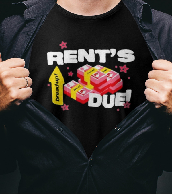 Nemzzz Broken Planet Rent's Due Pound Symbols Money Stacks T-Shirt