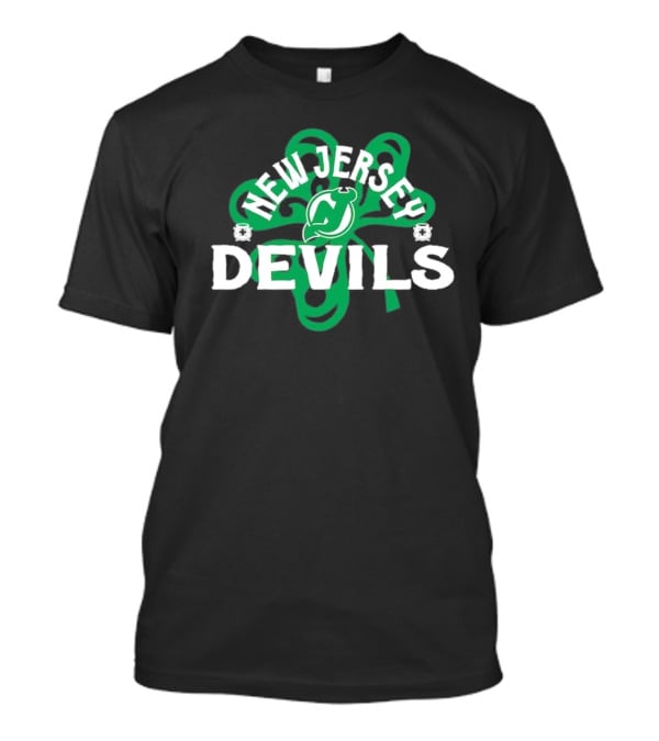 New Jersey Devils Shamrock St. Patrick's Day T-Shirt
