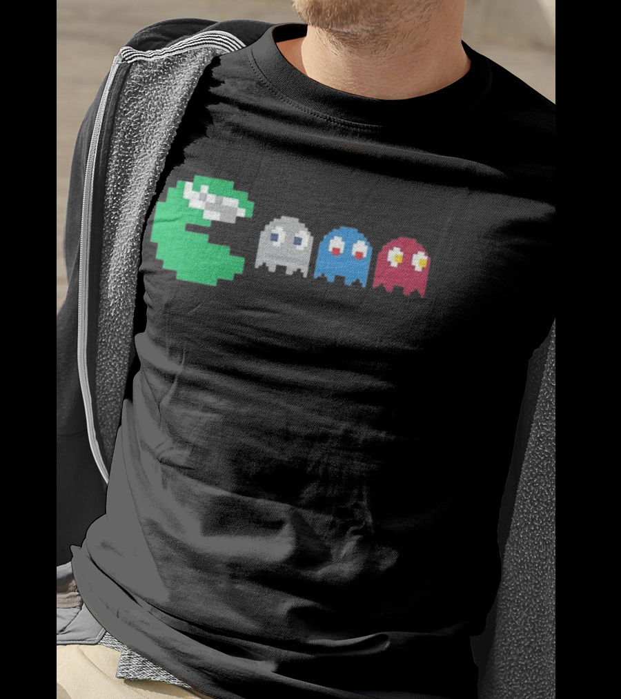 NFC East Rivalry Pac-Man Ghosts Football Theme T-Shirt