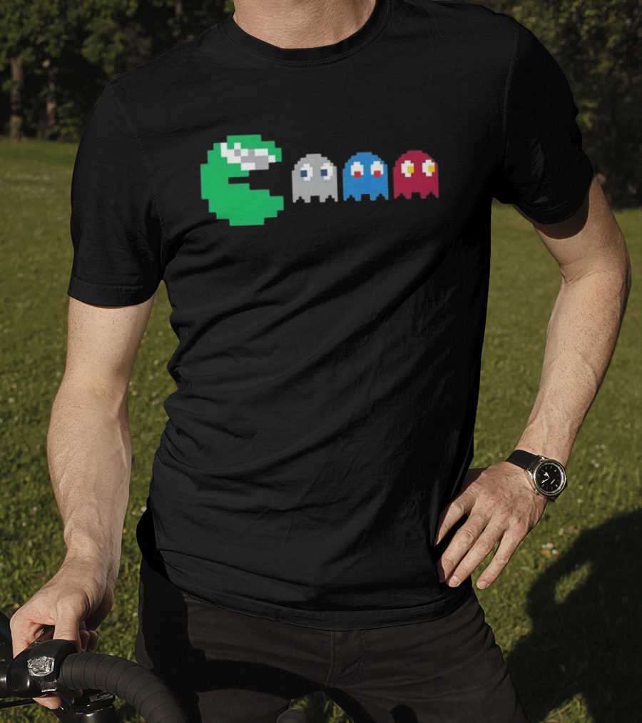 NFC East Rivalry Pac-Man Ghosts Football Theme T-Shirt