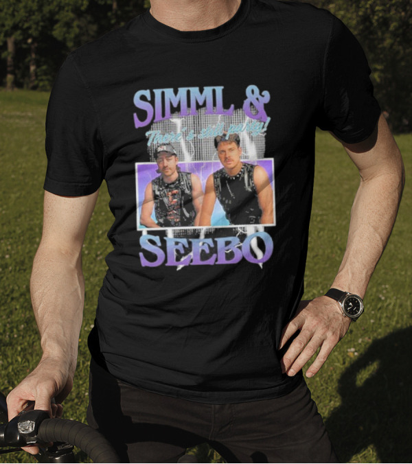 Simml & Seebo There’s Still Party Lightning Duo Retro Theme T-Shirt