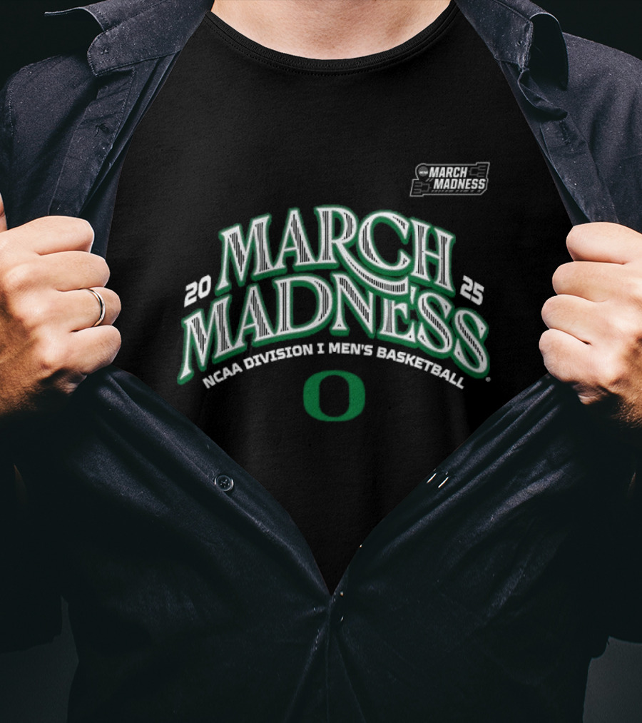 2025 March Madness NCAA Division I Men’s Basketball Oregon T-Shirt