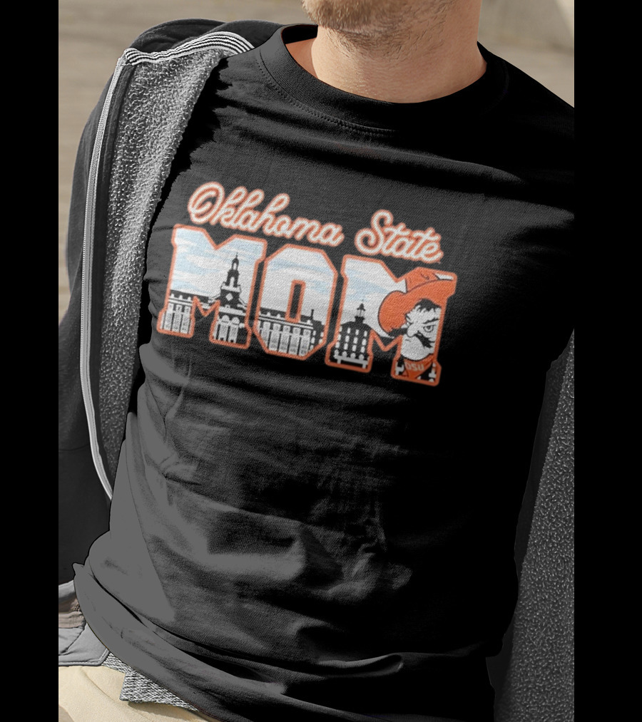 Oklahoma State Mom Campus Cowboys OSU Iconic Imagery T-Shirt